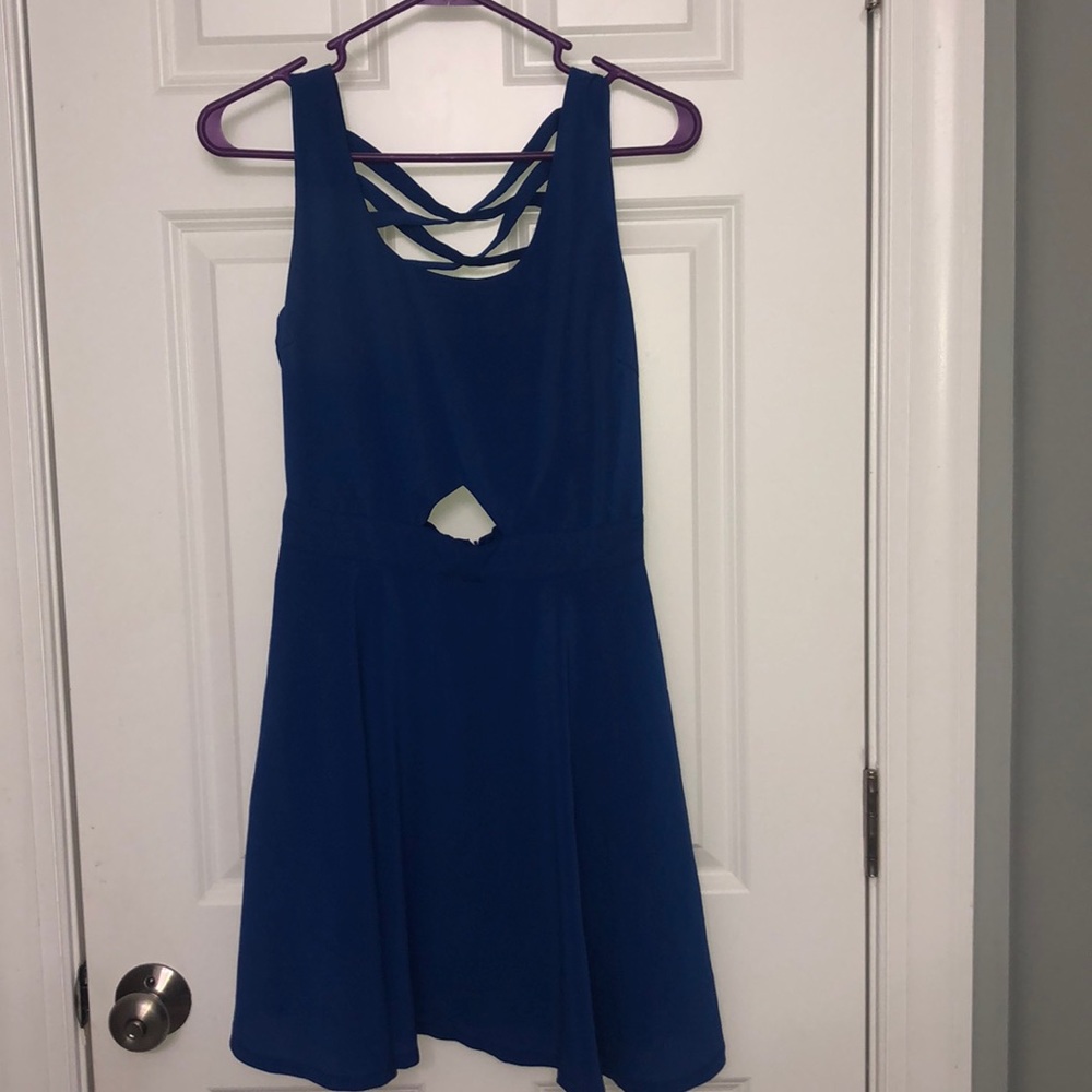 cute blue dress
